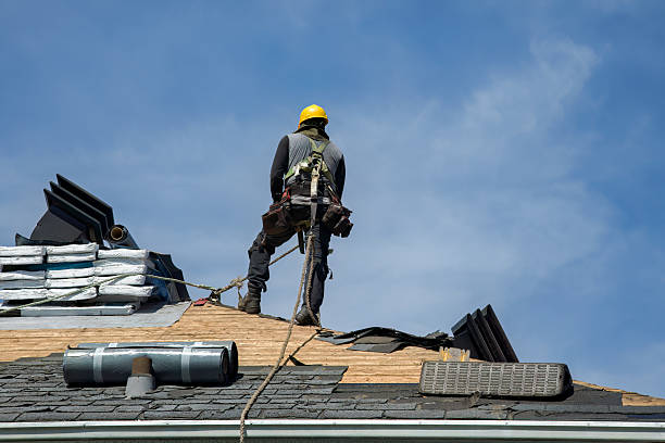 Professional Roof Installation technician working in Dawson, TX